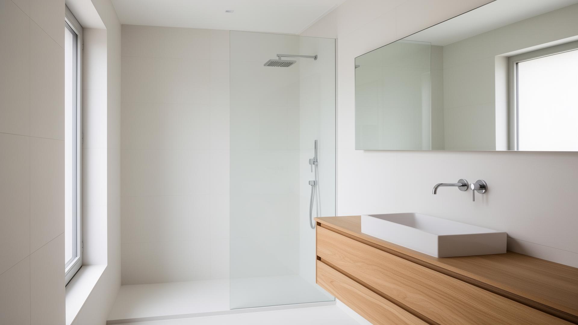 Reforma de baño moderno en Oviedo, Asturias